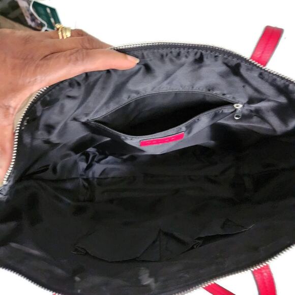 Tahari Kensington Women's 2-Piece Color Block Large Tote and Coin Purse - Picture 4 of 8